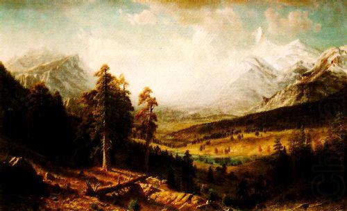 Albert Bierstadt Estes Park china oil painting image